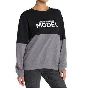 Sub Urban Riot women’s sweatshirt sweater black grey graphic shirt Sz XL